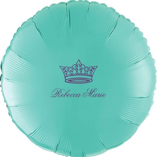 Delicate Princess Crown Mylar Balloons